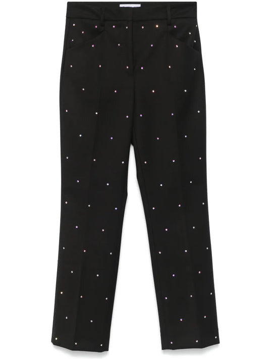 Rhinestone-Embellished Trousers