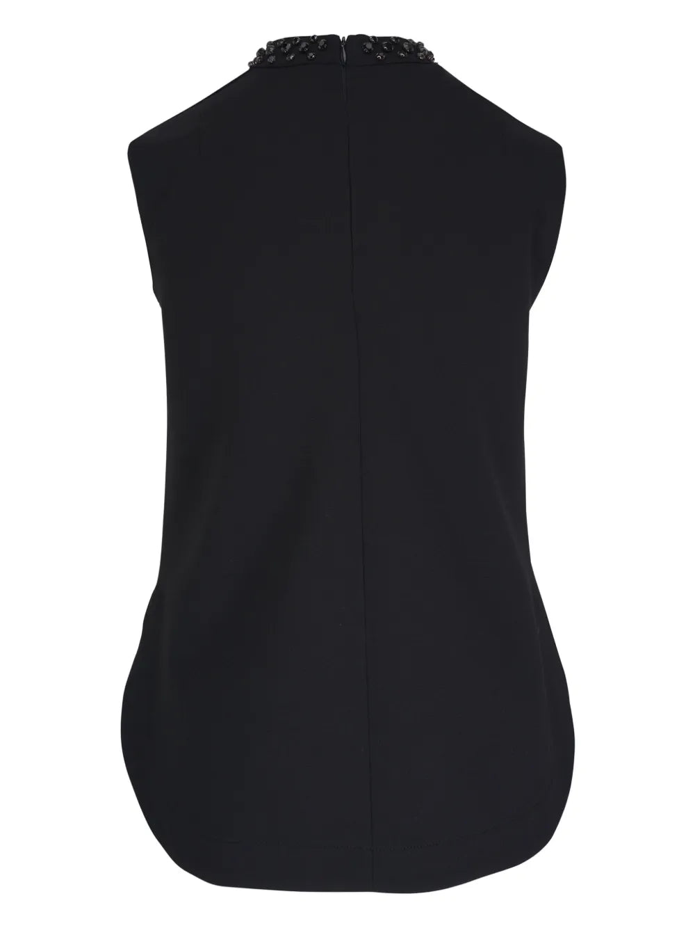 Crystal-Embellished Jersey Top