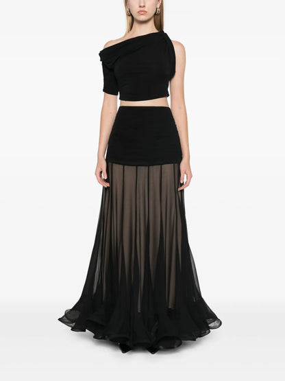 Illustration Maxi Skirt
