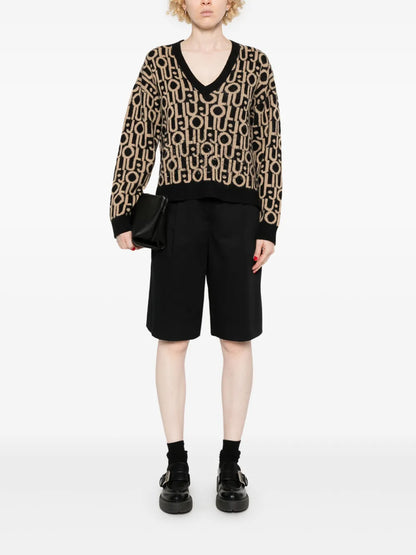 Logo-Jacquard Sweater