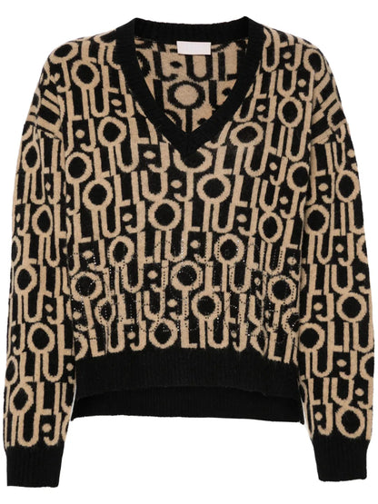 Logo-Jacquard Sweater