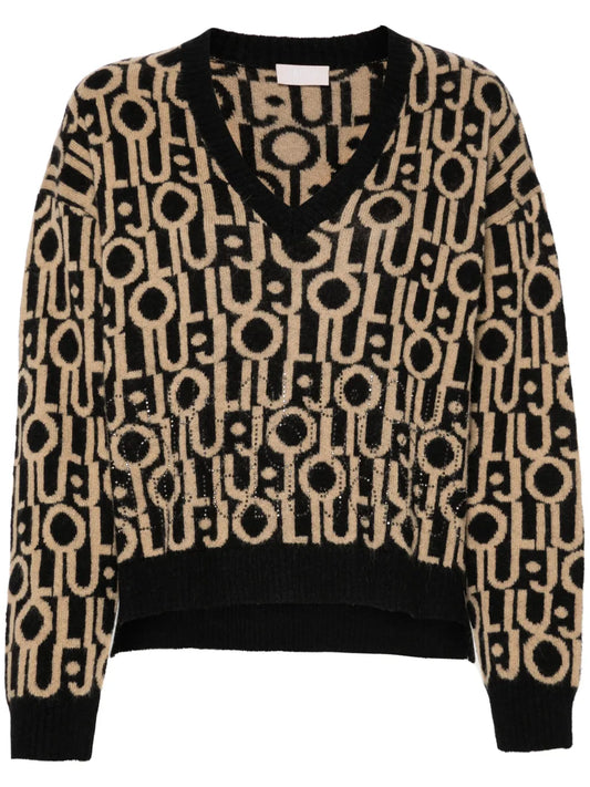 Logo-Jacquard Sweater