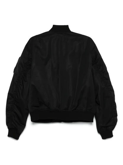 Multiple-Pockets Bomber Jacket