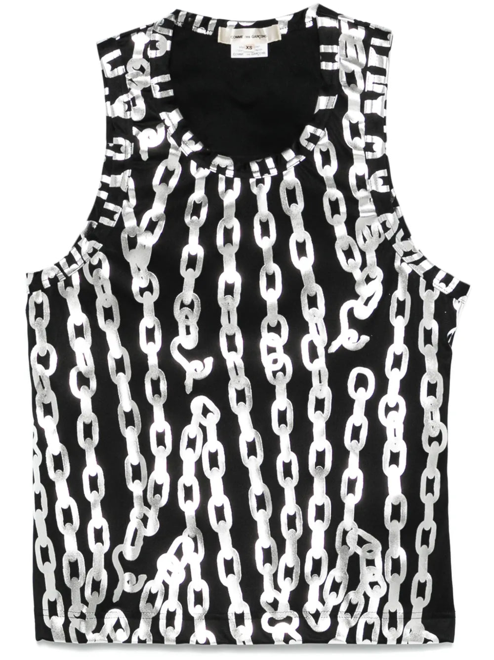 Chain-Link Print Tank Top