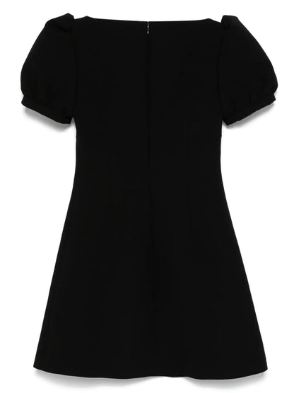 Lace-Trim Mini Dress