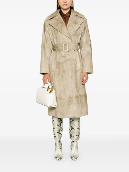 Brushed Trench Coat