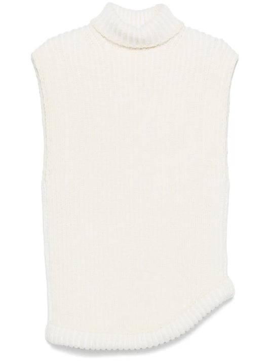 Roll-Neck Vest