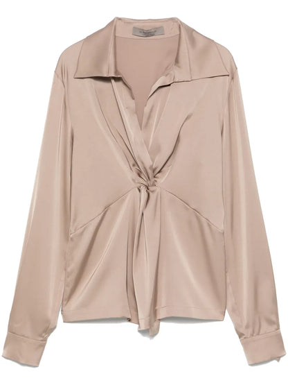 Gathered-Detail Blouse