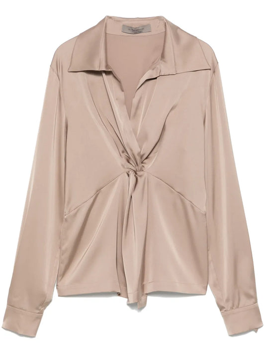 Gathered-Detail Blouse
