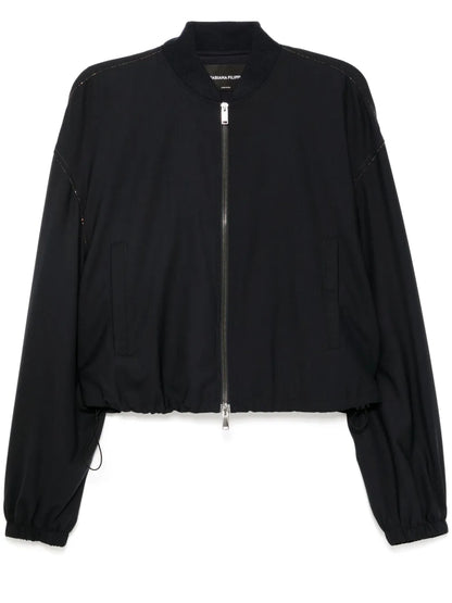 Zip-Up Cropped Jacket