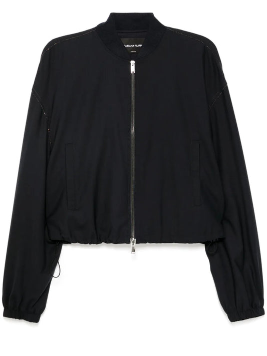 Zip-Up Cropped Jacket