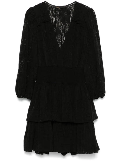 Layered-Effect Mini Dress