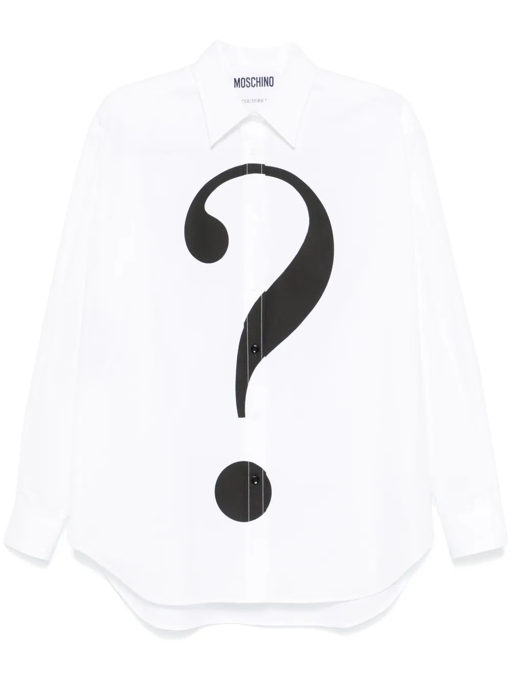 Question Mark-Print Shirt