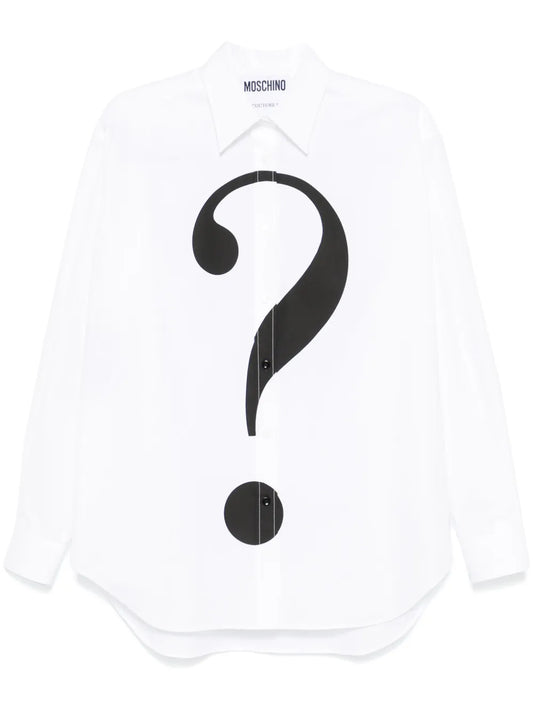 Question Mark-Print Shirt