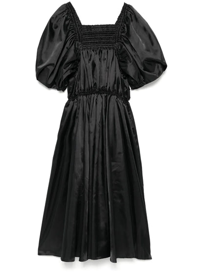 Smocked Midi Dress