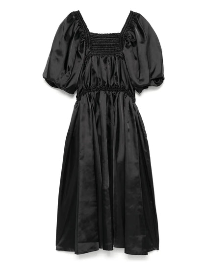 Smocked Midi Dress