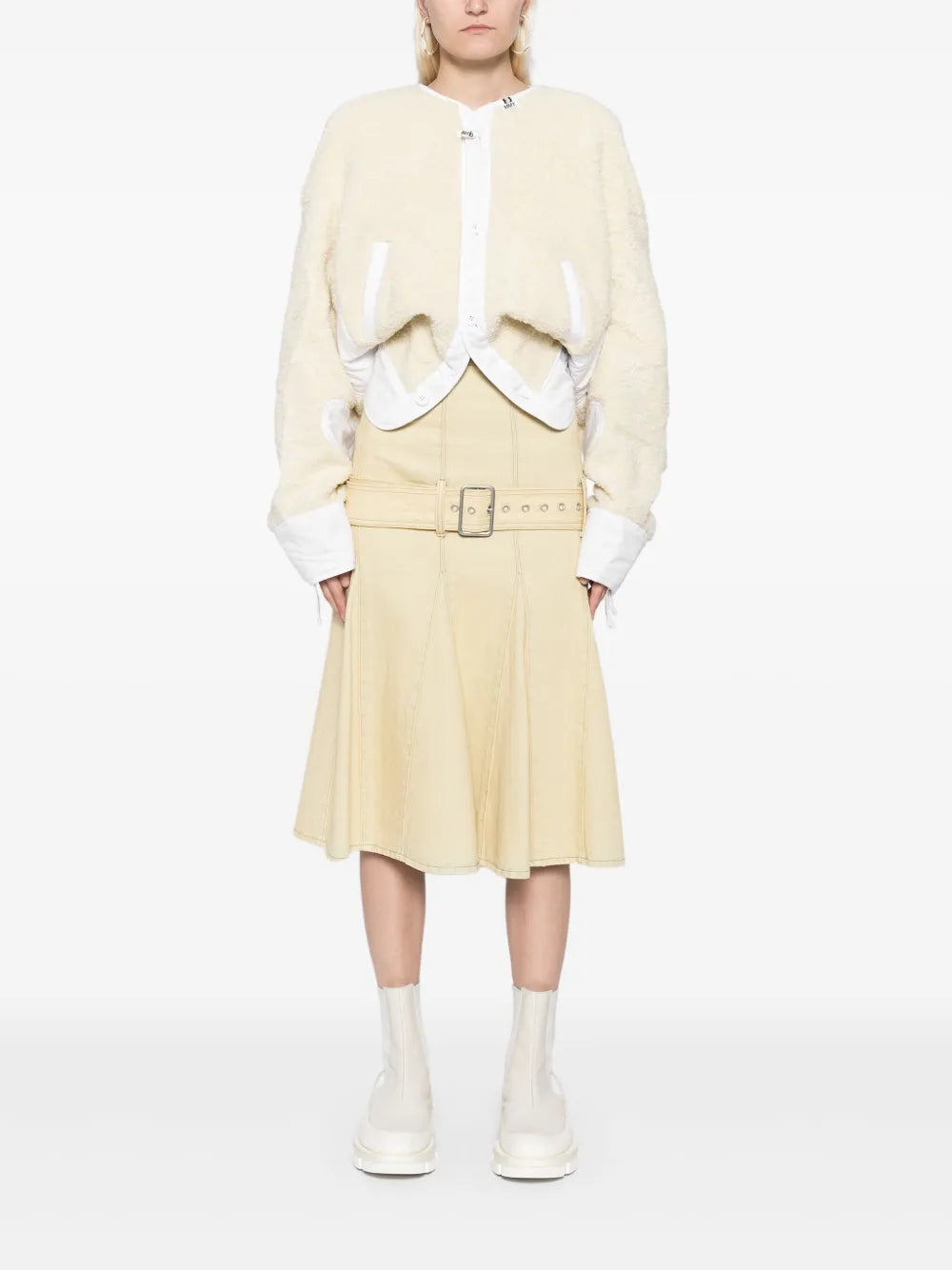 Long-Sleeve Cropped Jacket