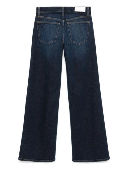 Mid-Rise Wide-Leg Jeans