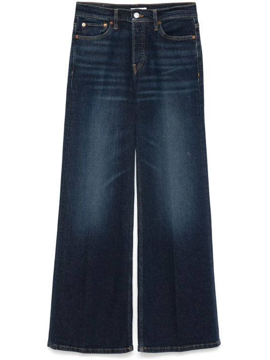 Mid-Rise Wide-Leg Jeans