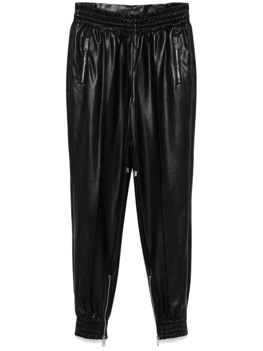 Faux-Leather Trousers