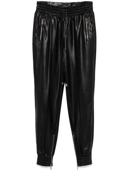 Faux-Leather Trousers