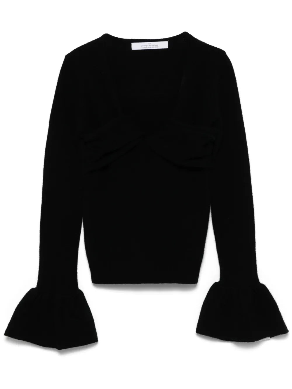 Cross-Knitted Sweater