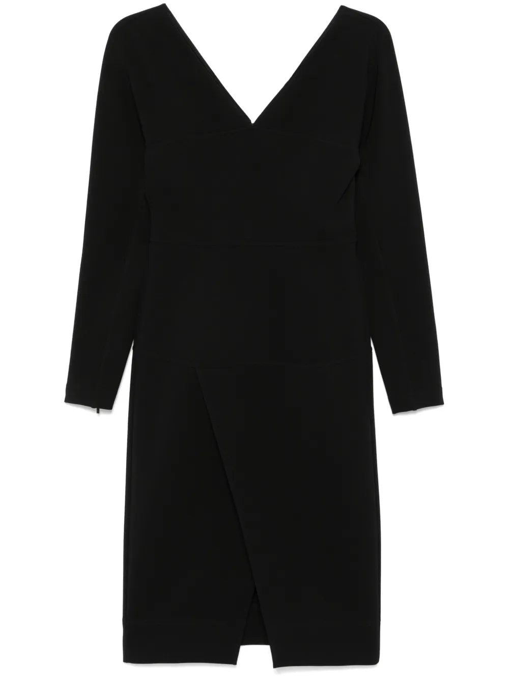 Long-Sleeve Midi Dress