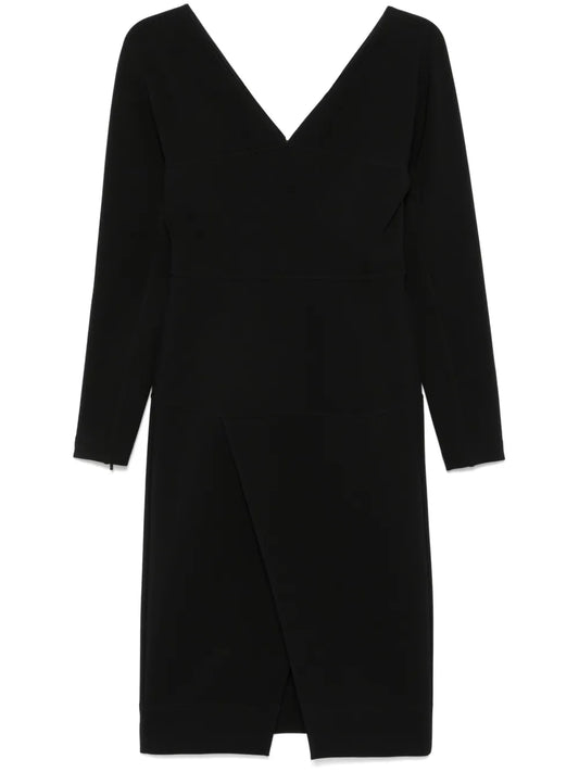 Long-Sleeve Midi Dress