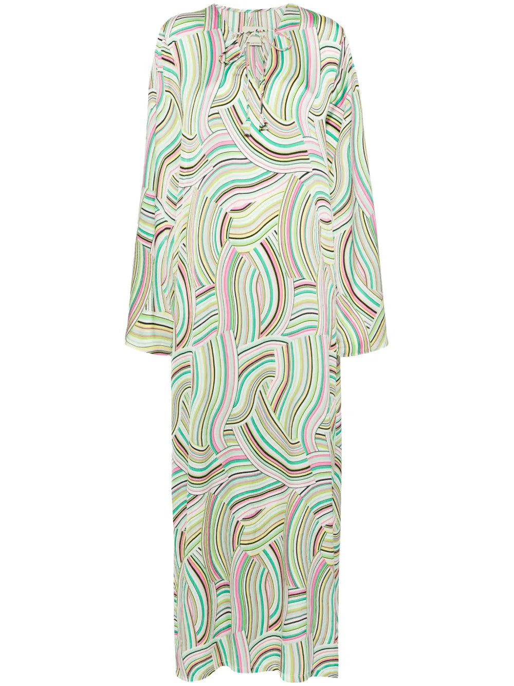 Geometric Striped Kaftan