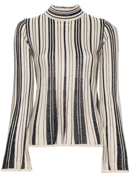 Metallic Knit Top