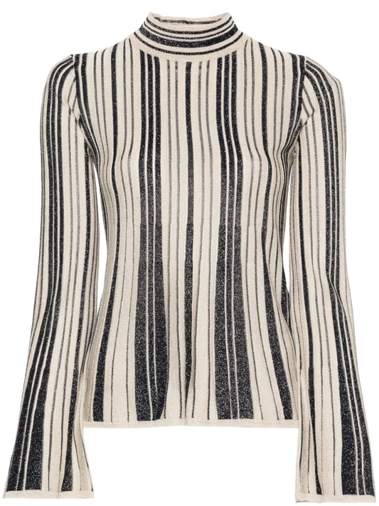 Metallic Knit Top