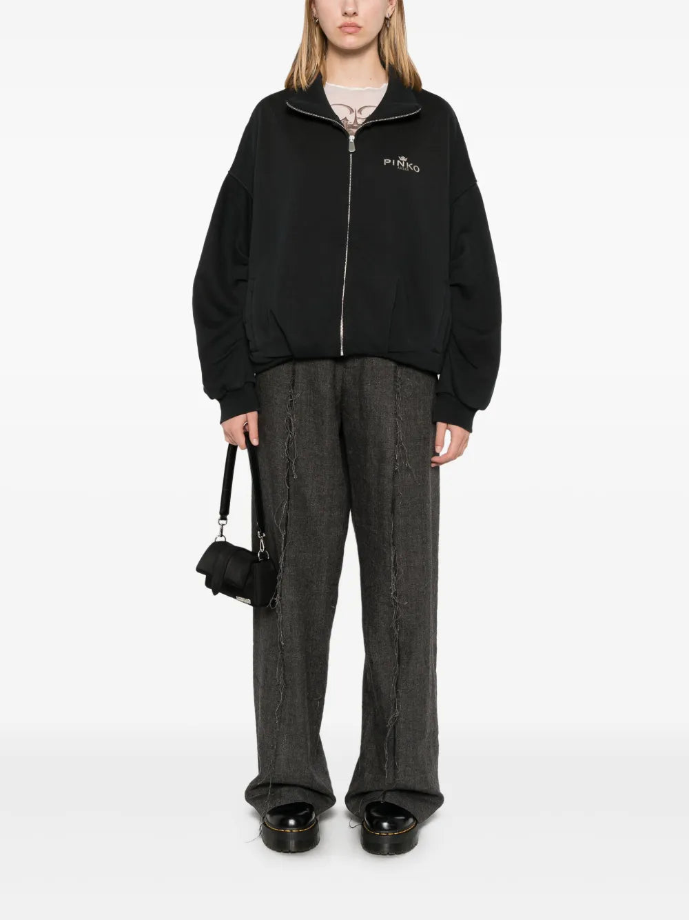 Logo-Print Bomber Jacket