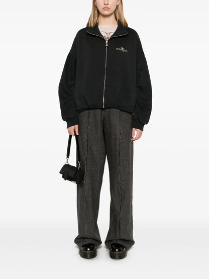 Logo-Print Bomber Jacket