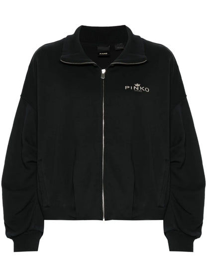 Logo-Print Bomber Jacket