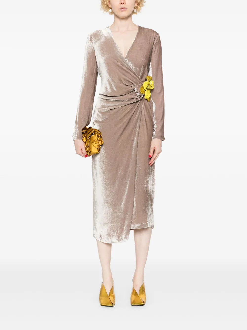 Velvet Midi Dress