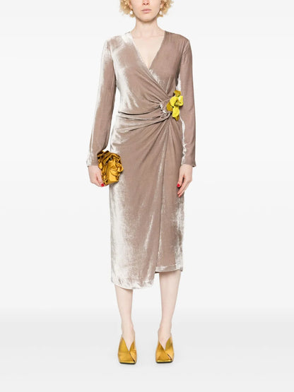 Velvet Midi Dress