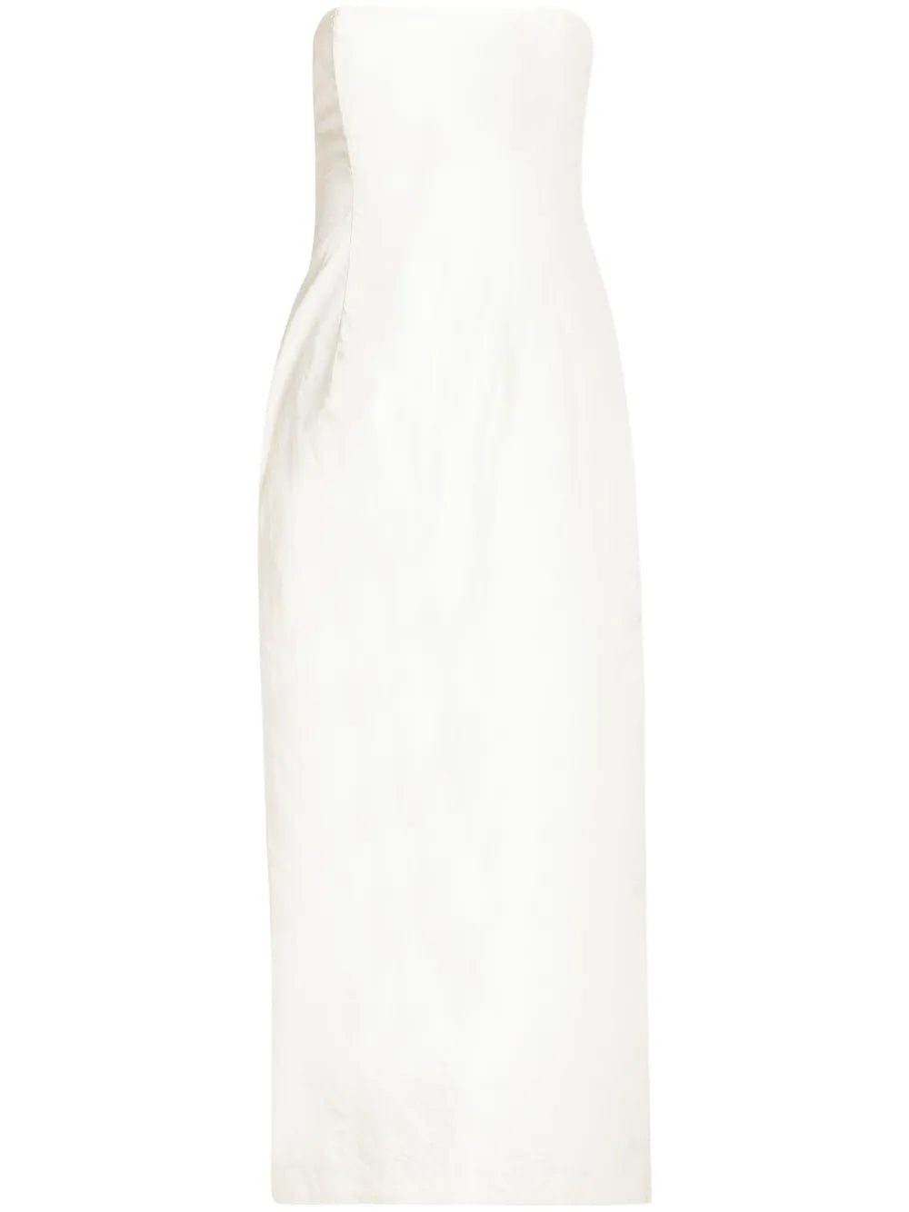 Strapeless Midi Dress