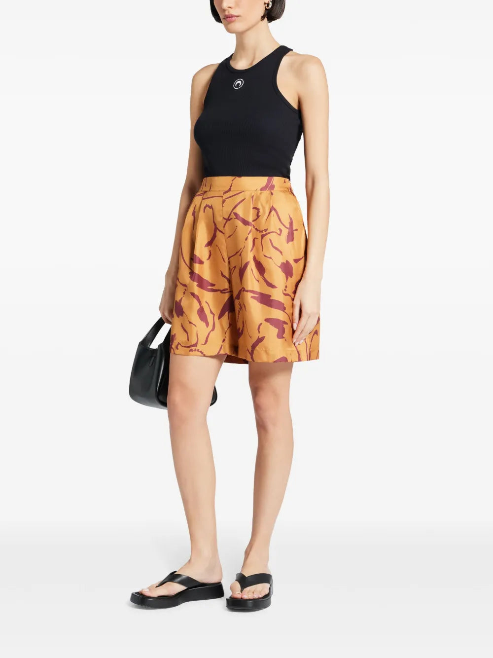 Abstract-Print Short