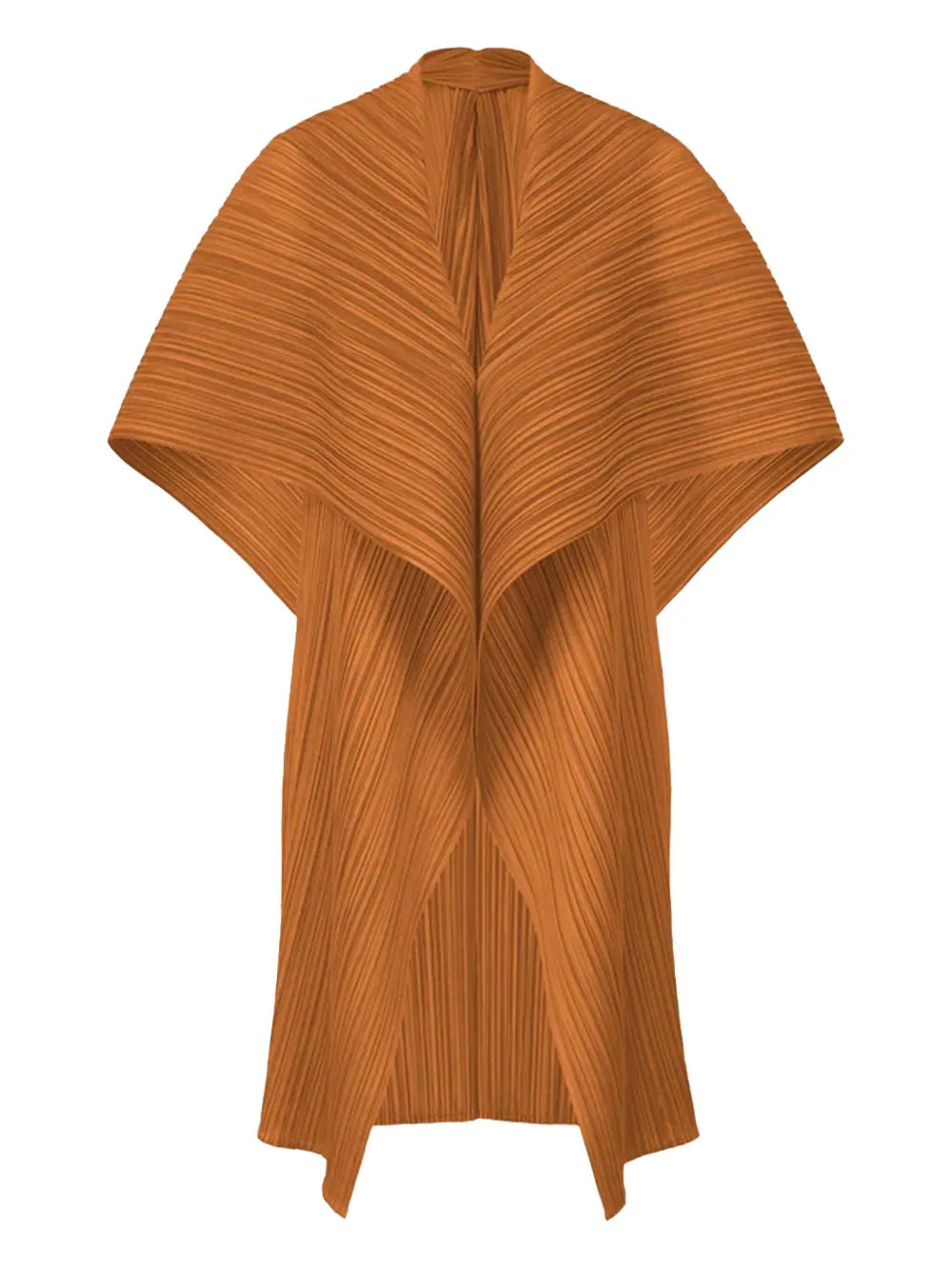Plissé-Effect Cape