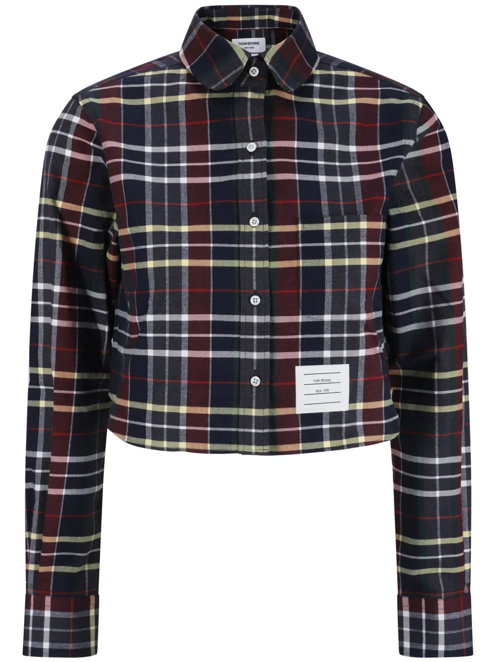 Hunting Tartan Cropped Shirt