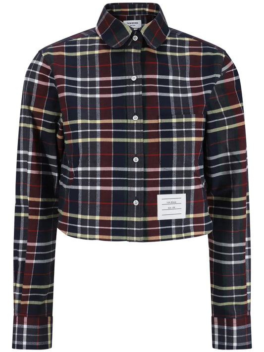 Hunting Tartan Cropped Shirt