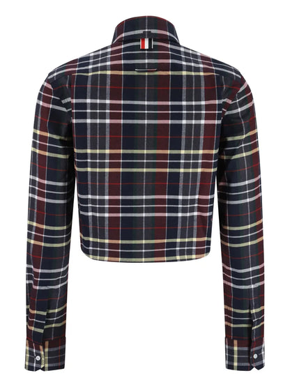 Hunting Tartan Cropped Shirt
