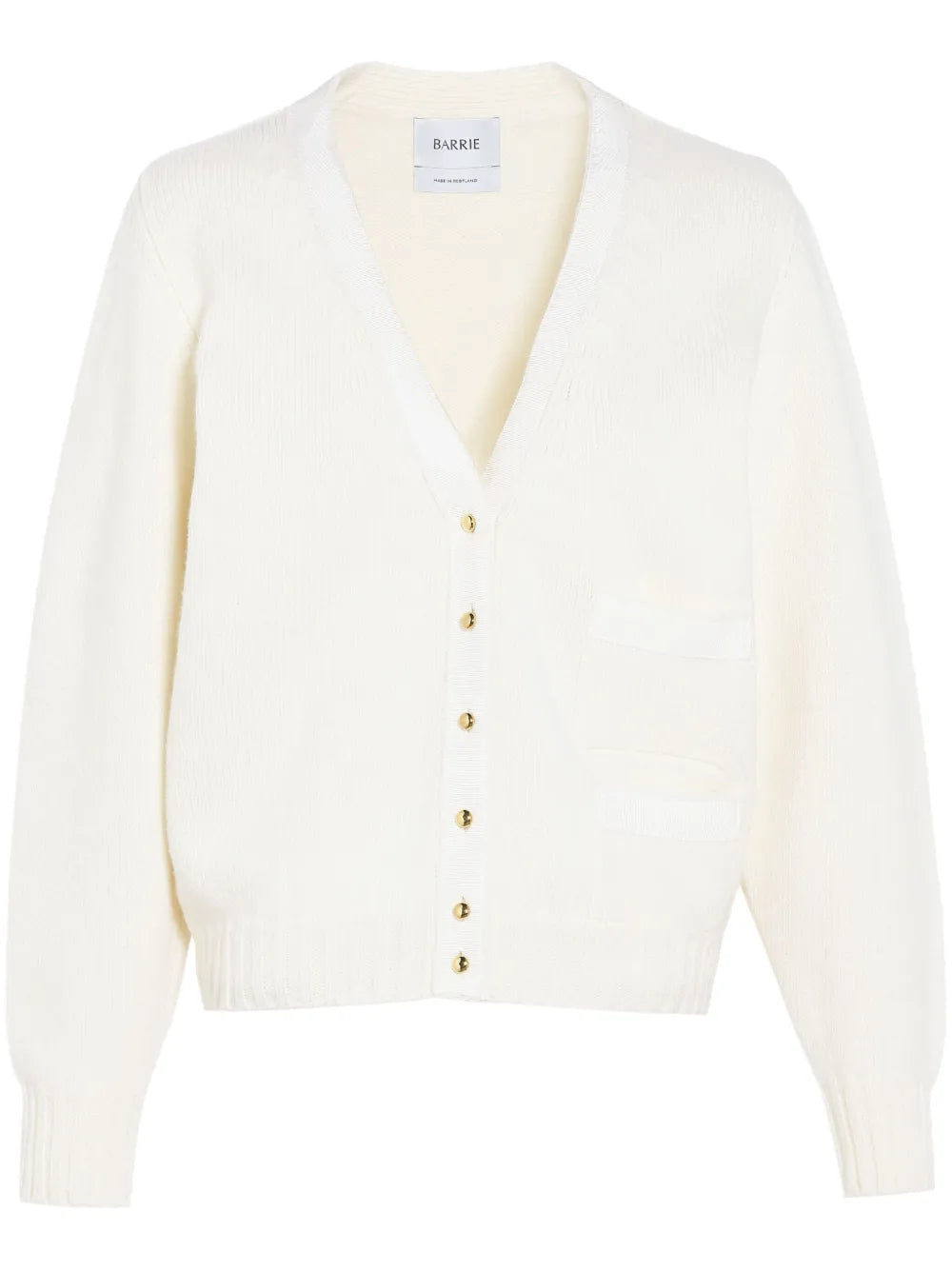 Ribbon-Detail Cashmere Cardigan