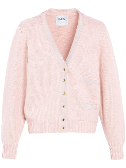 Ribbon-Detail Cashmere Cardigan