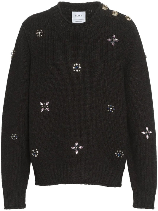 Embroidered Cashmere Jumper