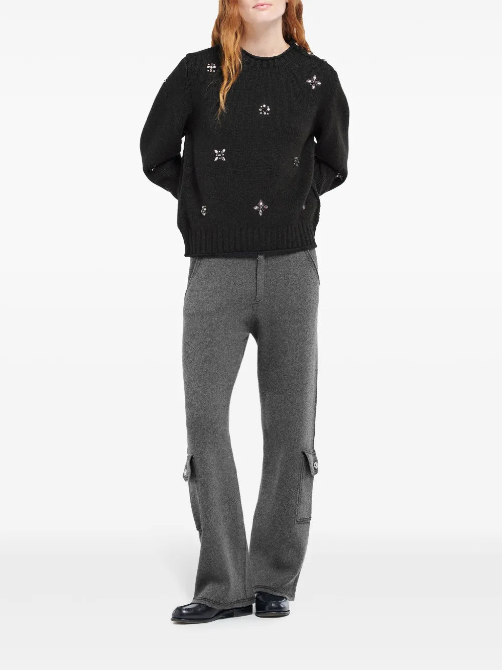 Embroidered Cashmere Jumper