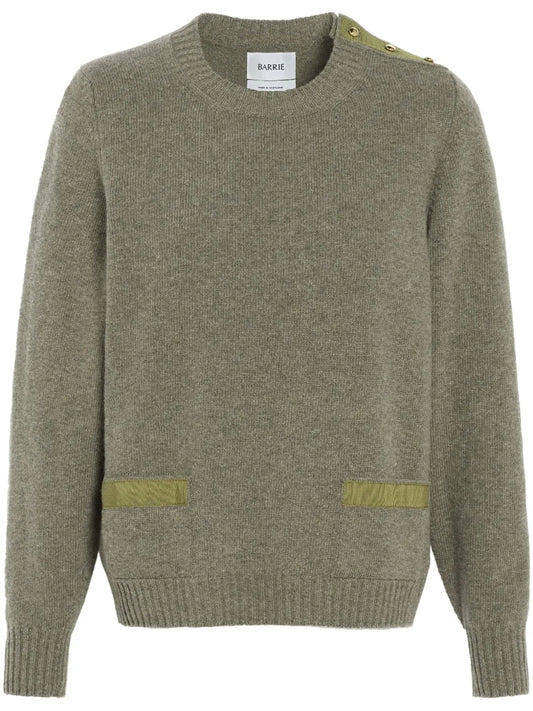 Ribbon-Detail Cashmere Jumper