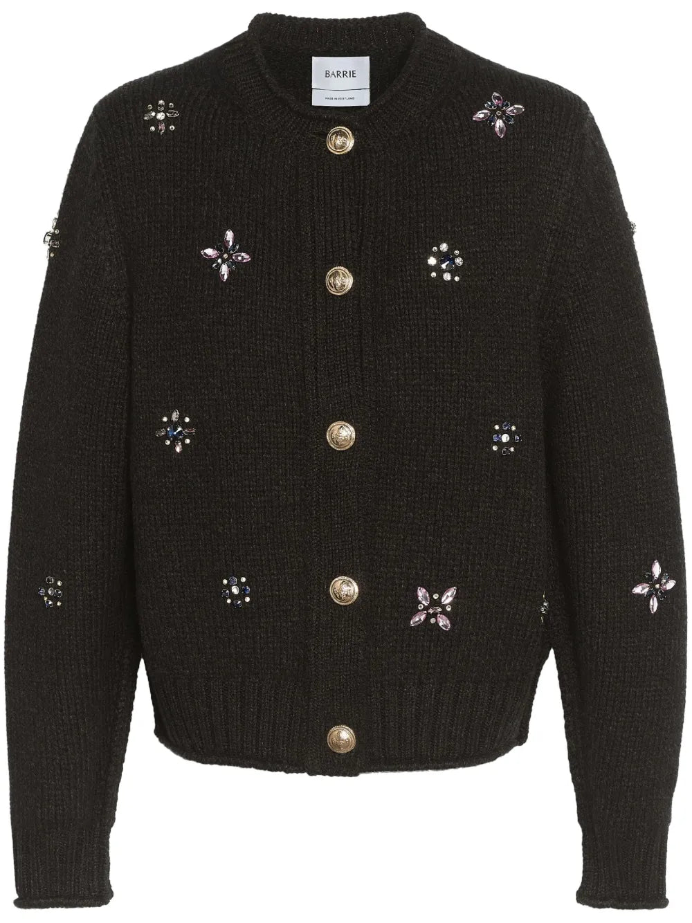Embroidered Cashmere Cardigan