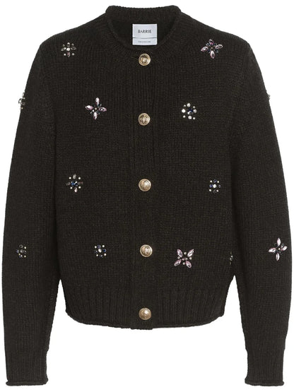 Embroidered Cashmere Cardigan