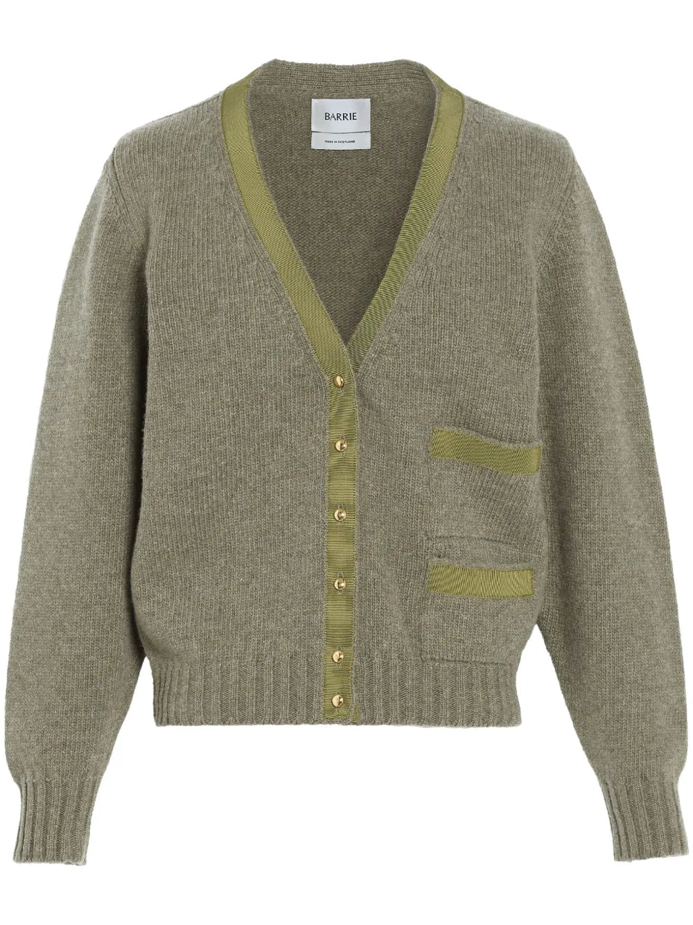 Ribbon-Detail Cashmere Cardigan